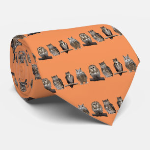 Tawny Owl Tie