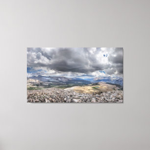 Tawny Point Panorama - John Muir Trail Canvas Print