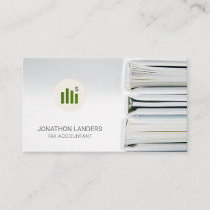 Tax Accountant   Binders Business Card