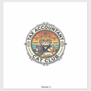Tax Accountant Cat Cute Kitty Design - Tax Account