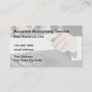 Tax Accountant Classic Business Cards