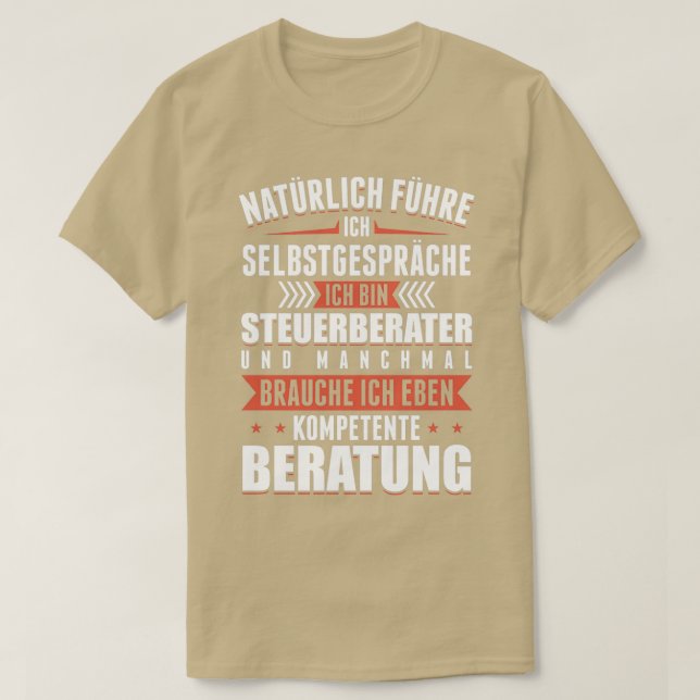 Tax Advisor Accountant Funny Gift 1 T-Shirt (Design Front)