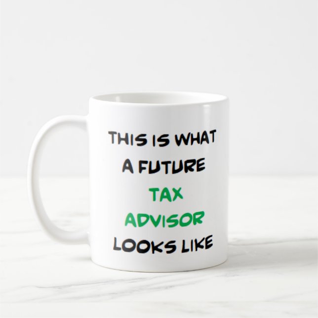 tax advisor, future coffee mug (Left)