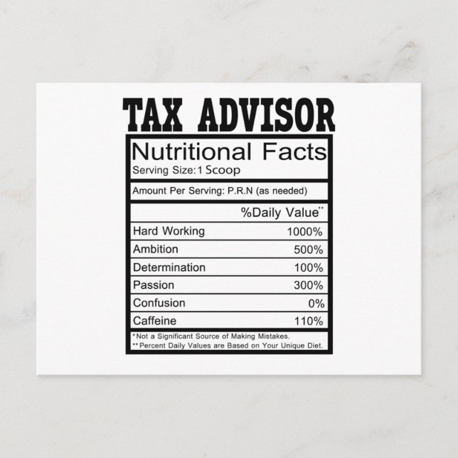 Tax Advisor Postcard (Front)