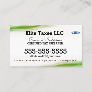 Tax Company Business Card