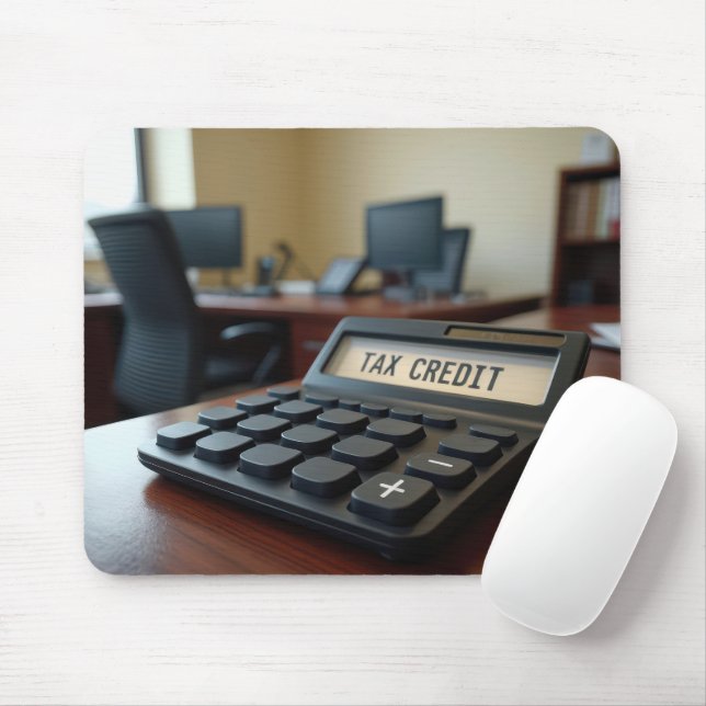 Tax Credit Office Calculator Mouse Mat (With Mouse)