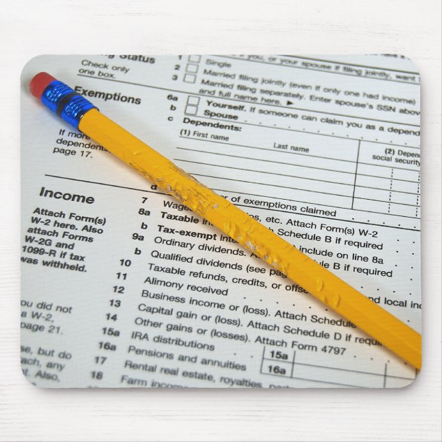 Tax Day Mouse Mat (Front)