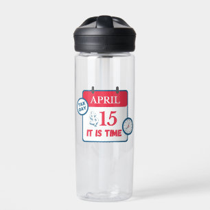 Tax day water bottle