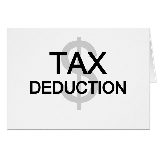 Tax Deduction Tshirts and Gifts (Front Horizontal)
