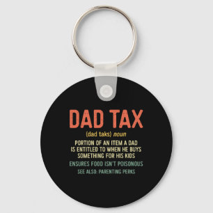 Tax Definition Father's Day Shirt 2 Key Ring