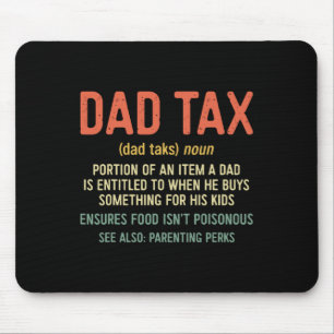 Tax Definition Father's Day Shirt 2 Mouse Mat