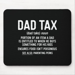 Tax Definition Father's Day Shirt  Mouse Mat