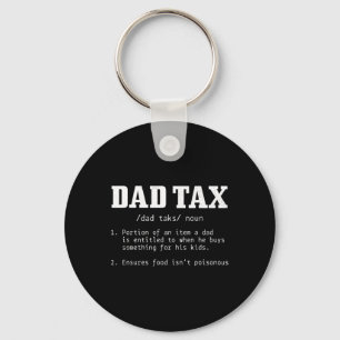 Tax Definition Funny Father's Day 2  Key Ring