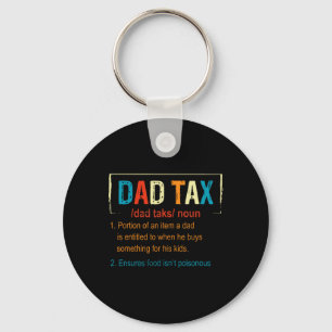 Tax Definition Funny Fathers Day Men Boys Gifts Key Ring
