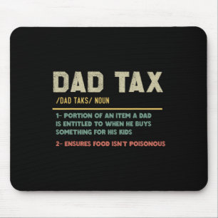 Tax Definition Funny Father's Day  Mouse Mat
