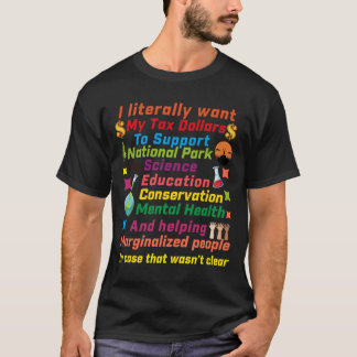 Tax Dollars for People and Planet T-Shirt