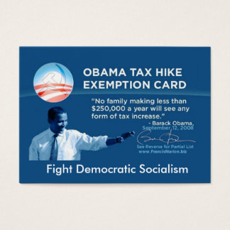 Tax Exempt Card