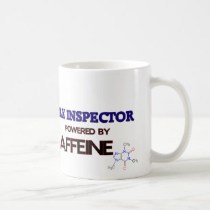 Tax Inspector Powered by caffeine Coffee Mug