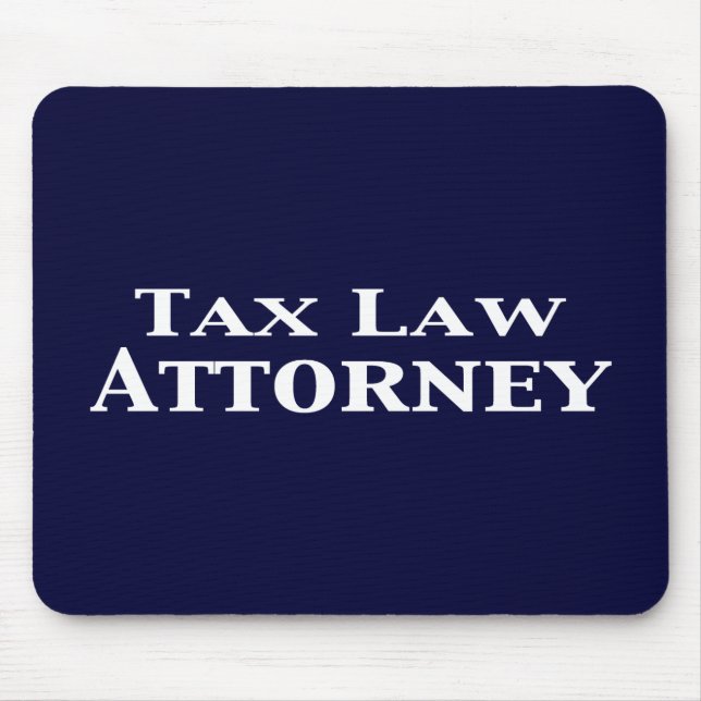 Tax Law Attorney Gifts Mouse Mat (Front)