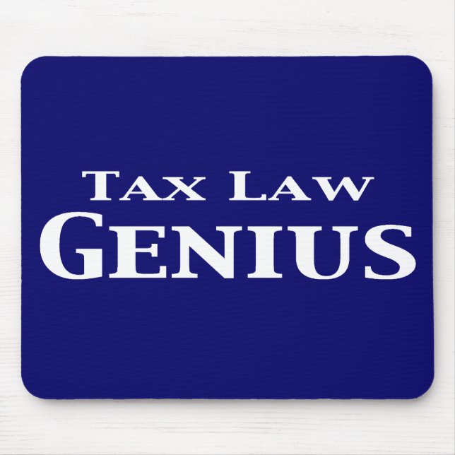 Tax Law Genius Gifts Mouse Mat (Front)