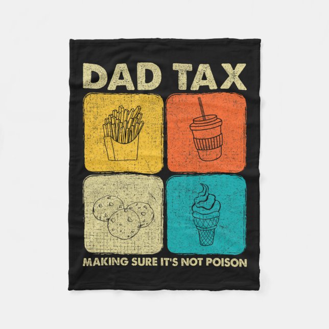Tax Making Sure It's Not Poison 7  Fleece Blanket (Front)