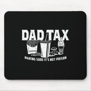 Tax Making Sure It's Not Poison (on Back)  Mouse Mat