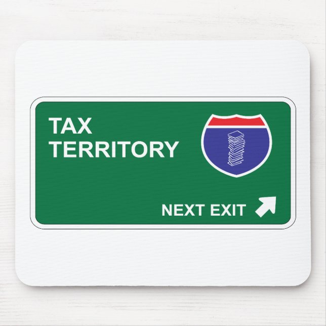 Tax Next Exit Mouse Mat (Front)