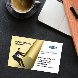 Tax Preparation Business Card