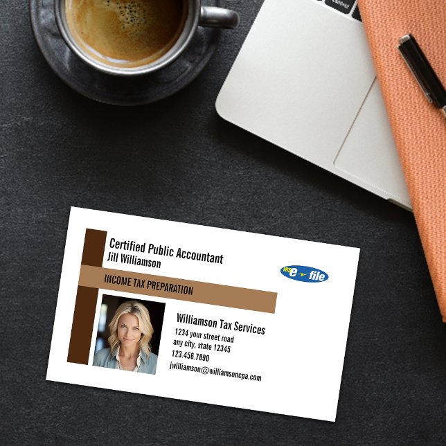 Tax Preparation   Business Card (Creator Uploaded)
