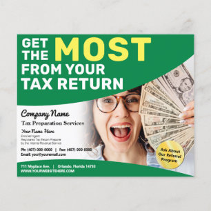 Tax Preparation (Preparer) Refund Flyer