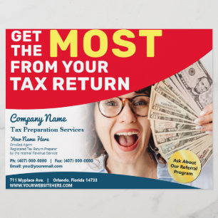 Tax Preparation (Preparer) Refund Flyer