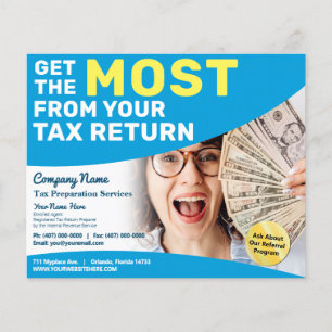 Tax Preparation (Preparer) Refund Flyer