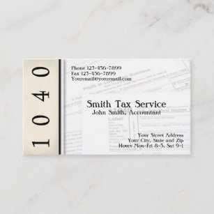 Income Tax Business Cards | Zazzle UK