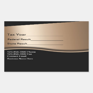 Tax Preparer Accountant Custom-Cut Vinyl Sticker