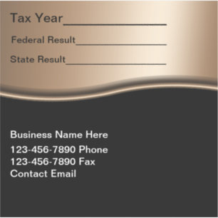 Tax Preparer Accountant Custom-Cut Vinyl Sticker