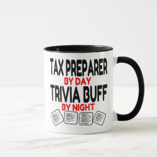 Tax Preparer Loves Playing Trivia  Mug