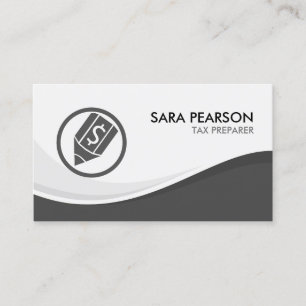 Tax Preparer Taxation Finance Financial Business Card