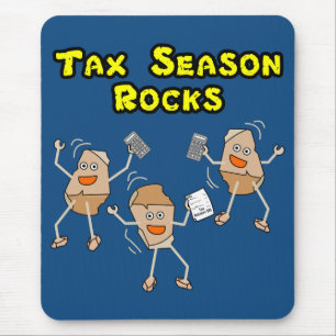 Tax Season Rocks Mouse Mat