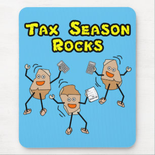 Tax Season Rocks Mouse Mat