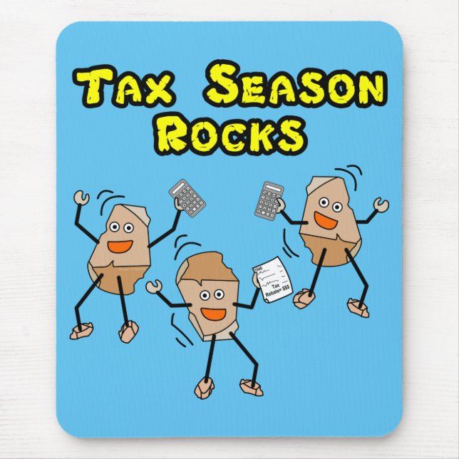 Tax Season Rocks Mouse Mat (Front)