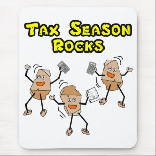 Tax Season Rocks Mouse Mat