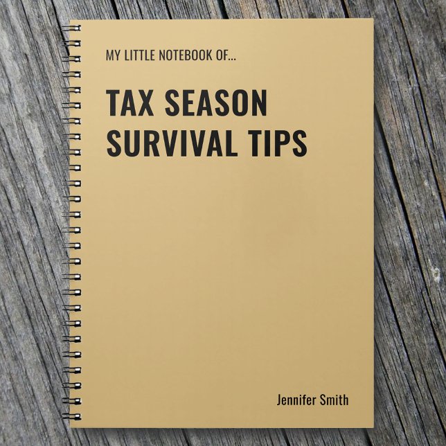 Tax Season Survival Tips CPA Notebook (Creator Uploaded)