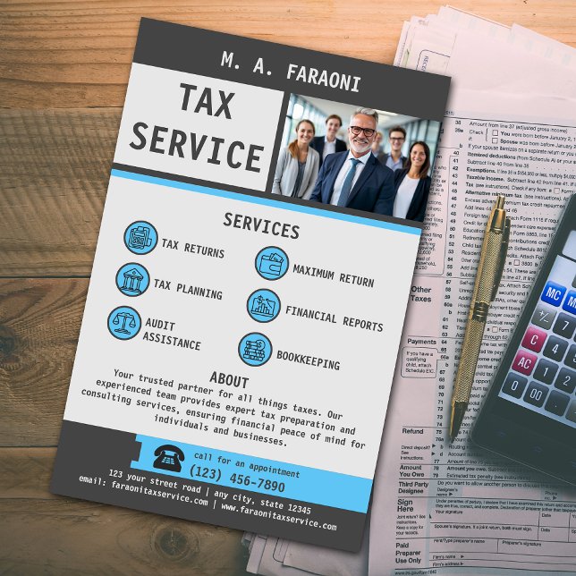 Tax Service Company Flyer (Creator Uploaded)