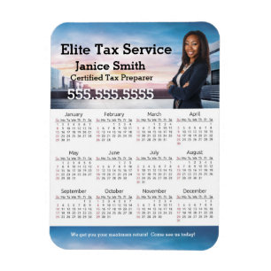 Tax Service Refrigerator Magnet