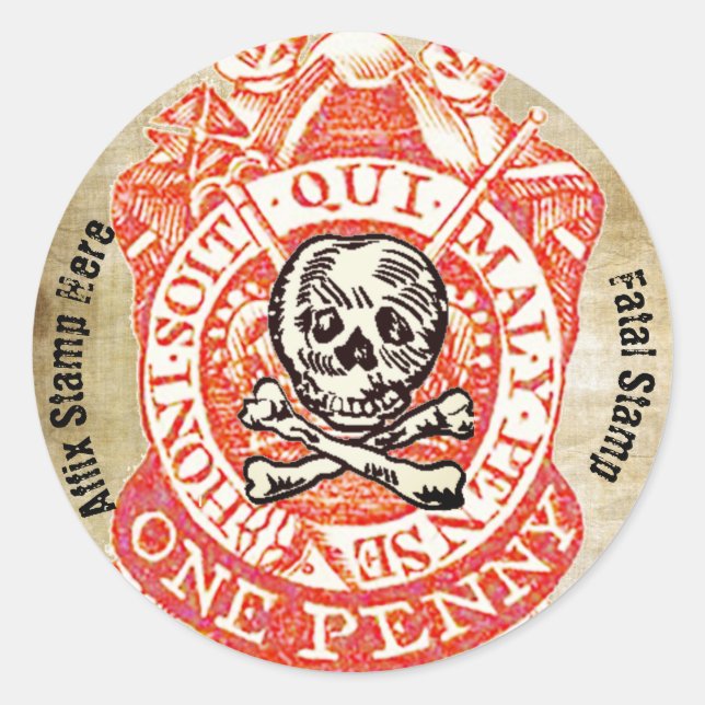 Tax Stamp/Fatal Stamp stickers (Front)