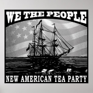 Tax Tea Party Poster
