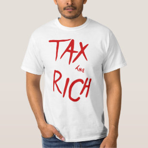 Tax The Rich AOC Political Fashion Statement T-Shi T-Shirt