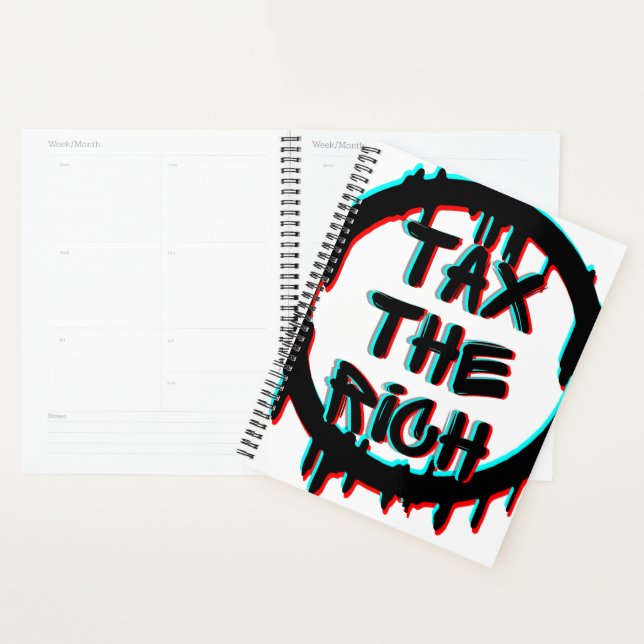 Tax The Rich Original Planner (Display)