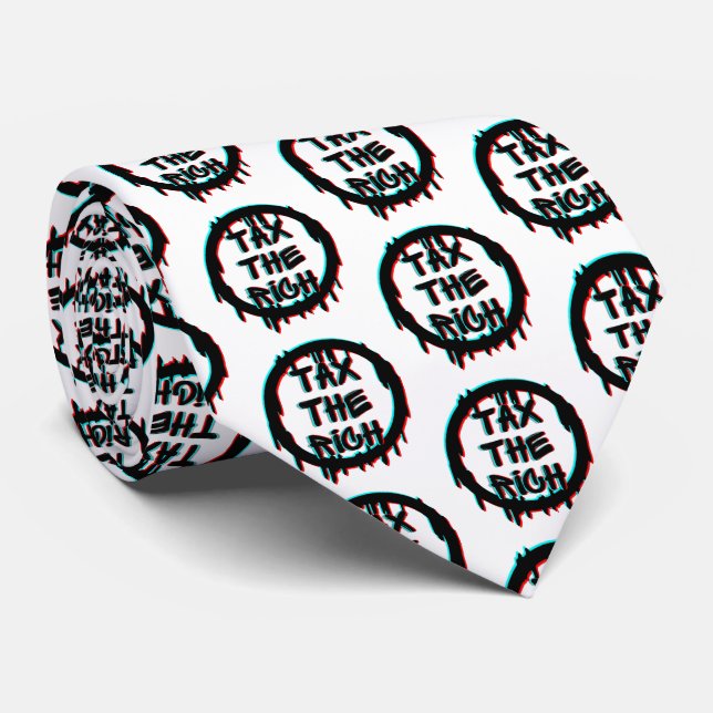 Tax The Rich Original Tie (Rolled)