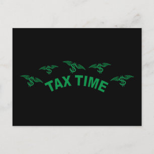 Tax Time Postcard